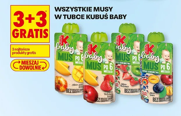 Mus w tubce promocja w Biedronka