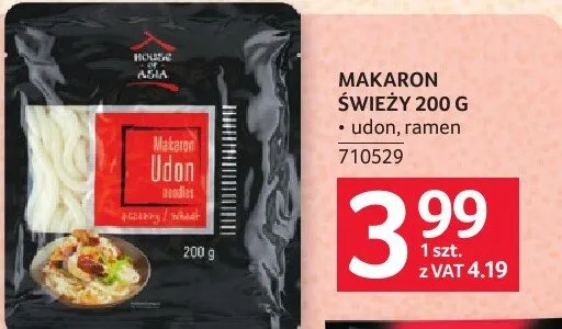 Makaron świeży Udon 200 g promocja w Selgros