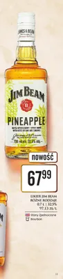 Likier Jim Beam Pineapple promocja w Dino