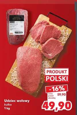 Udziec wołowy kulka promocja w Kaufland