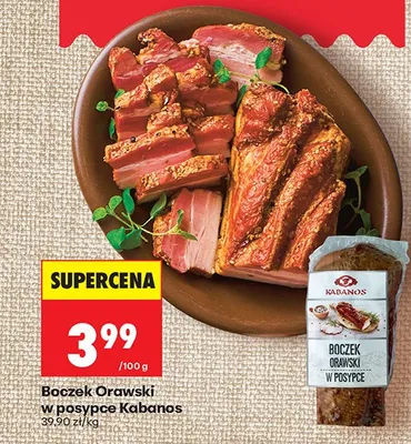Boczek Orawski w posypce promocja w Biedronka