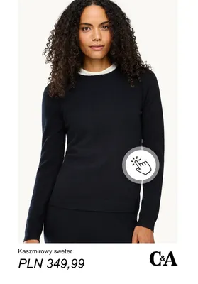 Kaszmirowy sweter C & A promocja w C&A