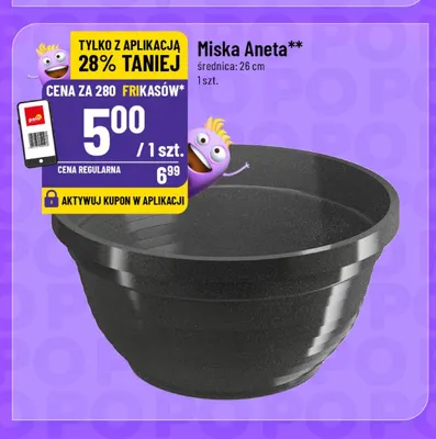 Miska Aneta 26 cm promocja w POLOmarket