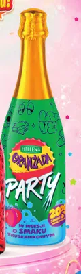 Napój Hellena Oranżada Party w wersji o smaku truskawkowym promocja w Dino
