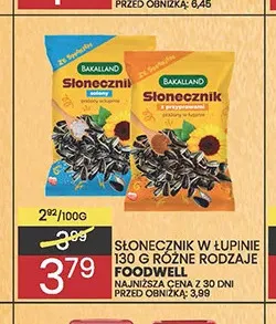 Słonecznik w łupinie Bakalland promocja w Wafelek