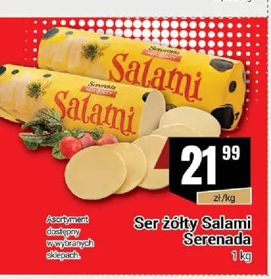 Ser żółty Salami Serenada promocja w Premium Nasz Sklep