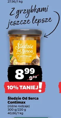Śledzie Od Serca z grzybkami Contimax promocja w Netto