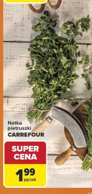 Natka pietruszki Carrefour promocja w Carrefour