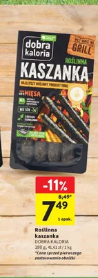 Roślinna kaszanka DOBRA KALORIA promocja w Intermarche