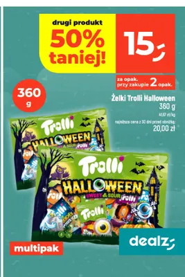 Żelki Trolli Halloween promocja w Dealz
