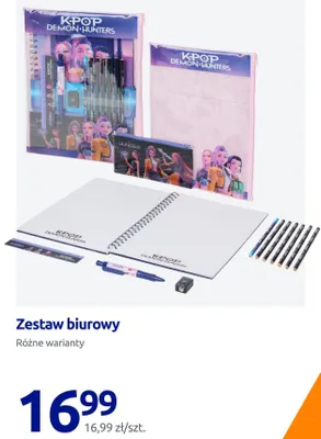 Zestaw biurowy K-POP Demon Hunters promocja w Action