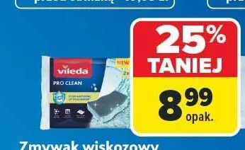 Zmywak wiskozowy z enzymami 2 szt. promocja w Carrefour
