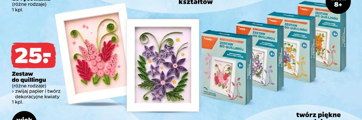Zestaw do quillingu promocja w Netto
