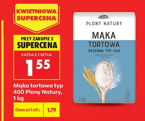 Mąka tortowa typ 450 promocja w Biedronka