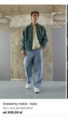 Sneakersy niskie New Balance białe promocja w Lounge by Zalando