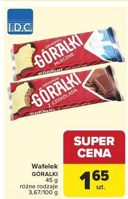 Wafelek Góralki z czekoladą IDC promocja w Carrefour