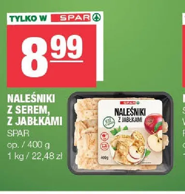 Naleśniki z jabłkami SPAR promocja w SPAR