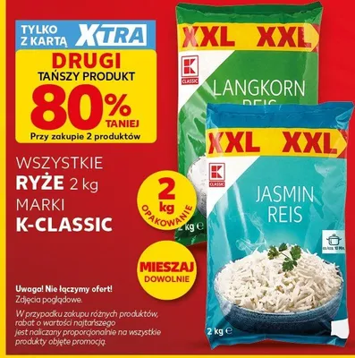 Ryże K-Classic promocja w Kaufland