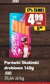 Parówki Skolimki drobiowe JBB promocja w API Market