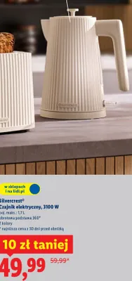 Czajnik elektryczny, 3100 W promocja w Lidl
