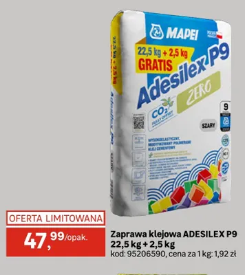 Zaprawa klejowa MAPEI ADESILEX P9 22,5kg + 2,5kg promocja w Leroy Merlin