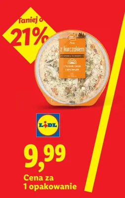 Pizza z kurczakiem Chef Select promocja w Lidl