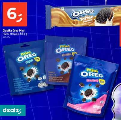 Ciastka Oreo Mini Chocolate promocja w Dealz