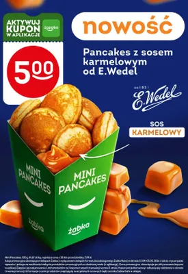 Pancakes z sosem karmelowym od E.Wedel promocja w Żabka