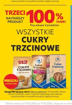 Cukier trzcinowy Dry Demerara Diamant promocja w Kaufland