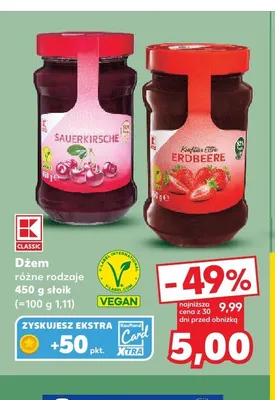 Dżem K-Classic promocja w Kaufland
