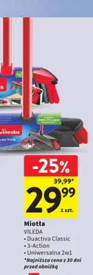 Miotła uniwersalna 2w1 Vileda promocja w Intermarche