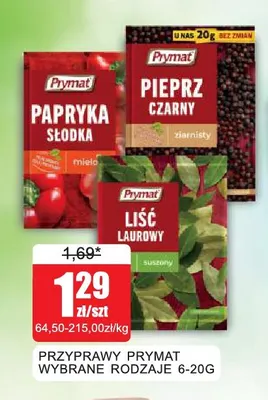 Przyprawa Prymat liść laurowy promocja w Bingo