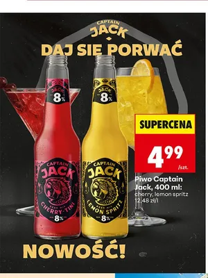 Piwo Captain Jack Lemon Spritz promocja w Biedronka