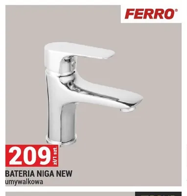 Bateria umywalkowa Ferro Niga New promocja w Merkury Market