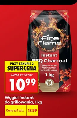 Węgiel instant do grillowania promocja w Biedronka