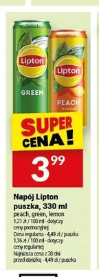 Napój Lipton puszka promocja w Twój Market