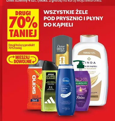 Żel pod prysznic Skino Men promocja w Biedronka