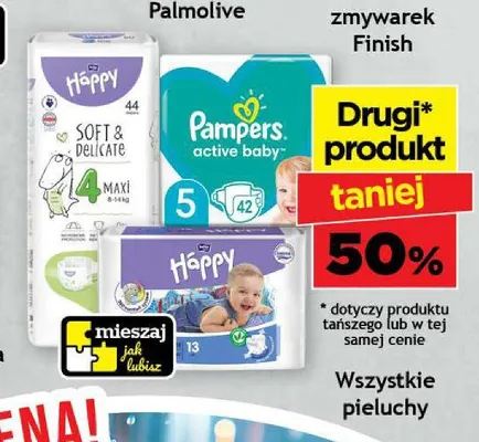 Pieluchy Happy Soft & Delicate promocja w Gram Market
