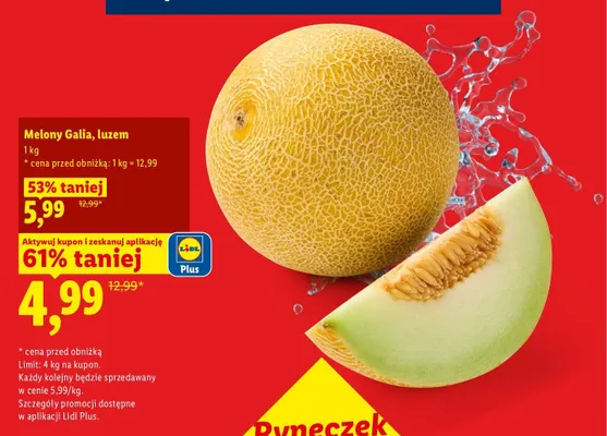 Melon Galia luzem promocja w Lidl