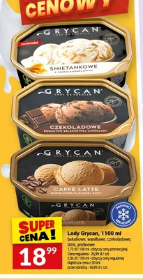 Lody Grycan czekoladowe promocja w Twój Market
