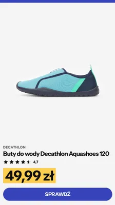 Buty do wody Decathlon Aquashoes 120 promocja w Decathlon