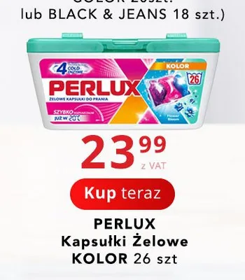 Kapsułki żelowe do prania Perlux Kolor promocja w Poczta Polska