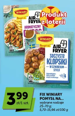 Fix Winiary Pomysł na... Air Fryer aromatyczny curry promocja w Euro Sklep
