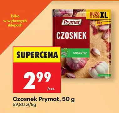 Czosnek suszony promocja w Biedronka
