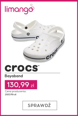 Klapki Crocs Bayaband promocja w Limango