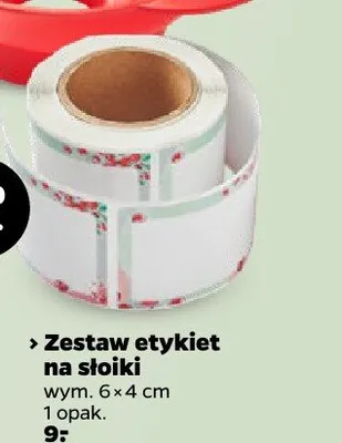 Zestaw etykiet na słoiki Altom Design 200-pak promocja w Netto