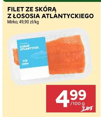 Filet ze skórą z łososia atlantyckiego promocja w Stokrotka