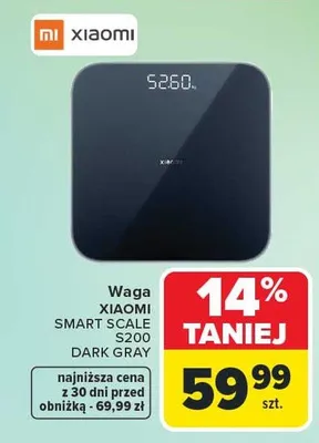 Waga SMART SCALE S200 DARK GREY promocja w Carrefour