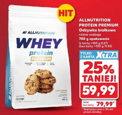 Odżywka białkowa Allnutrition Whey Protein Premium promocja w Kaufland