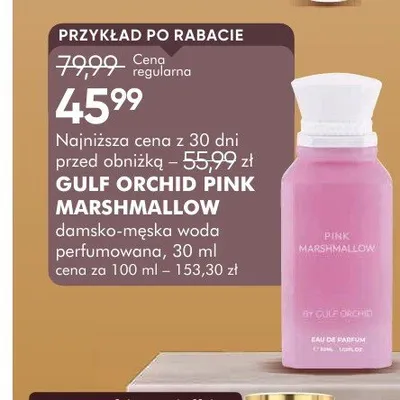 Woda perfumowana damsko-męska Gulf Orchid Pink Marshmallow promocja w Super-Pharm